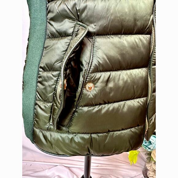 Sweet Look Womens Puffer Jacket Forest Green size L - Picture 9 of 16